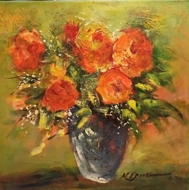 Tranh Sơn Dầu Hoa